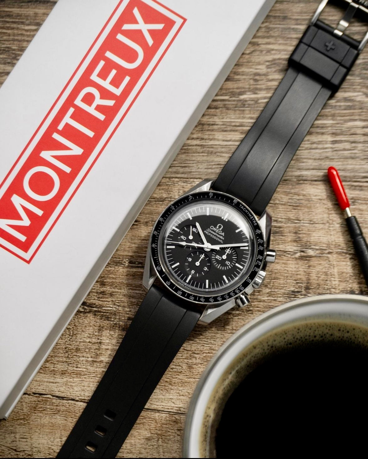 20mm Black FKM Rubber Strap 20mm Black FKM Rubber Strap