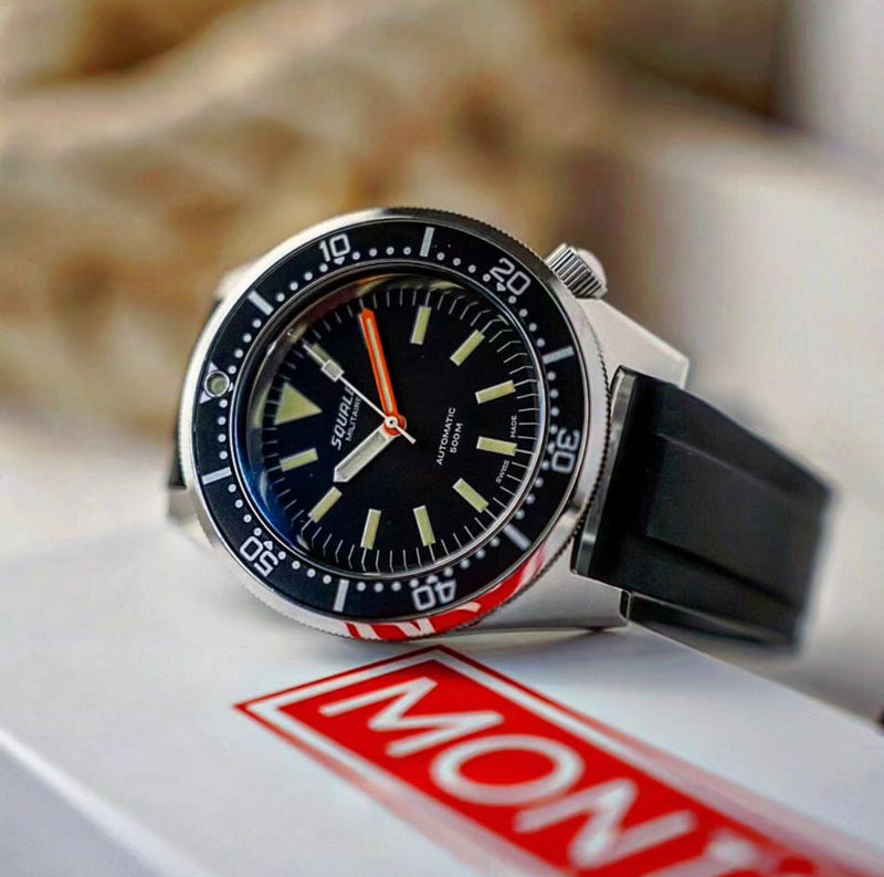 22mm Black FKM Rubber Strap