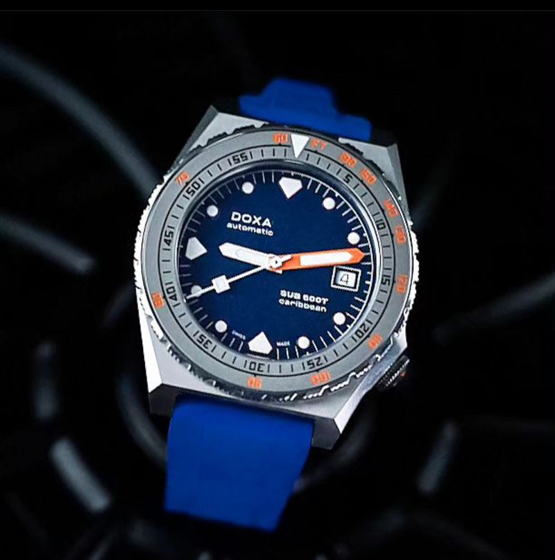 20mm Blue FKM Rubber Strap