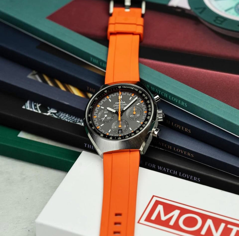 20mm Orange FKM Rubber Strap