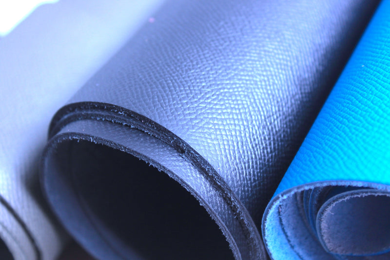 20mm Navy Blue French Epsom Leather Strap