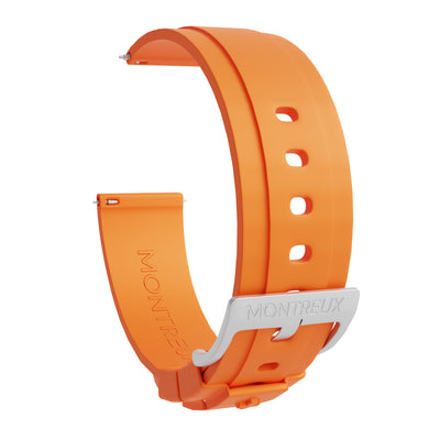 20mm Orange FKM Rubber Strap