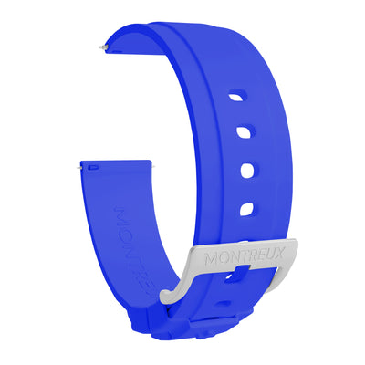 20mm Blue FKM Rubber Strap