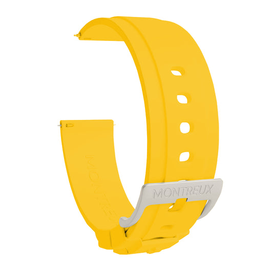 20mm Yellow FKM Rubber Strap